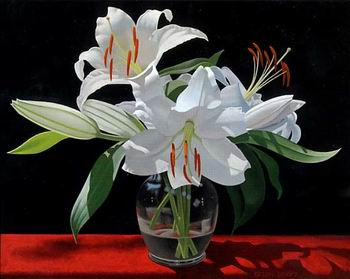 Still life floral, all kinds of reality flowers oil painting  61